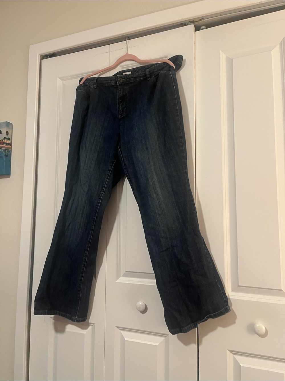 Liz Claiborne Dark Blue Flare Jeans